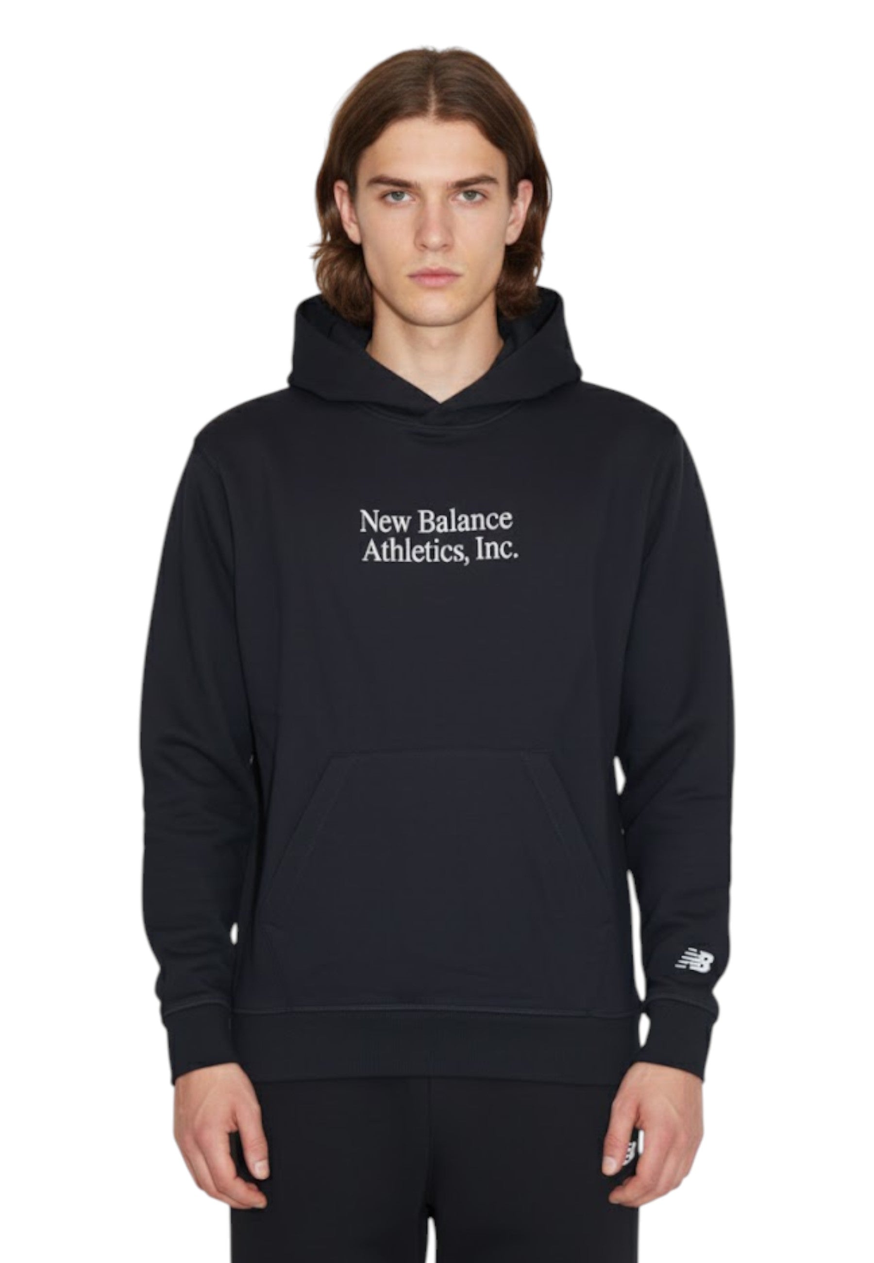 FELPE CON CAPPUCCIO Nero New Balance