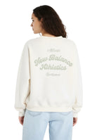 FELPA A GIROCOLLO Beige New Balance