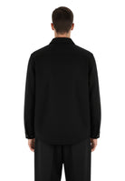 OVERSHIRT Nero White Sand