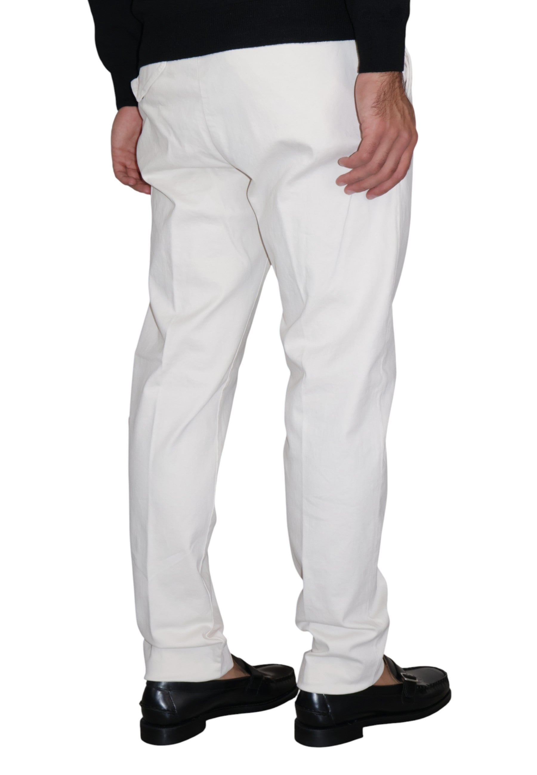 PANTALONI Bianco White Sand