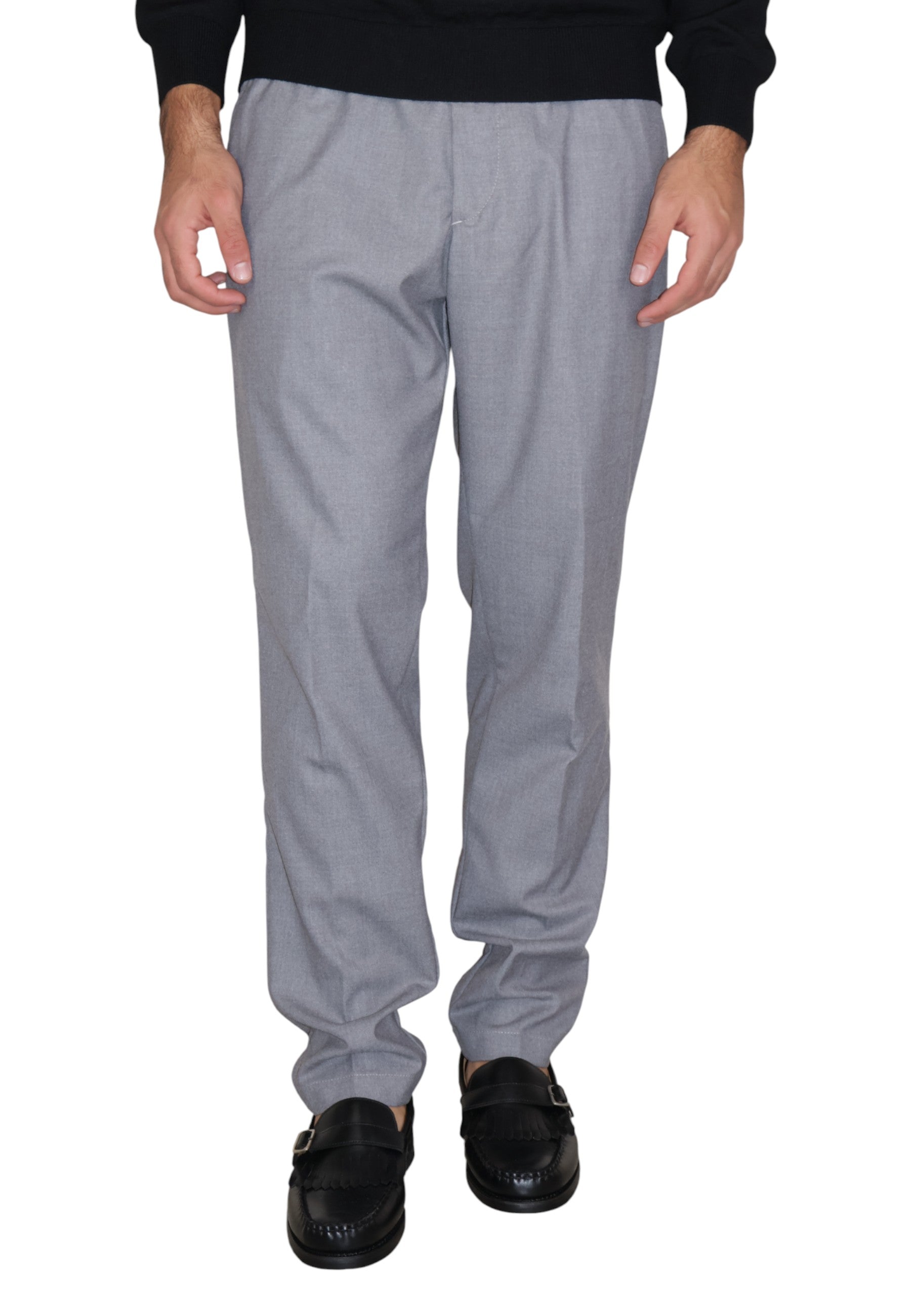 PANTALONI Grigio White Sand