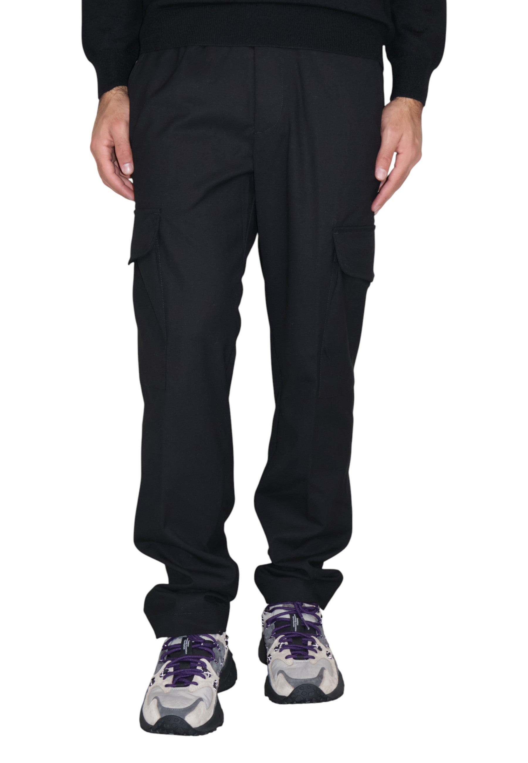 PANTALONI Nero White Sand