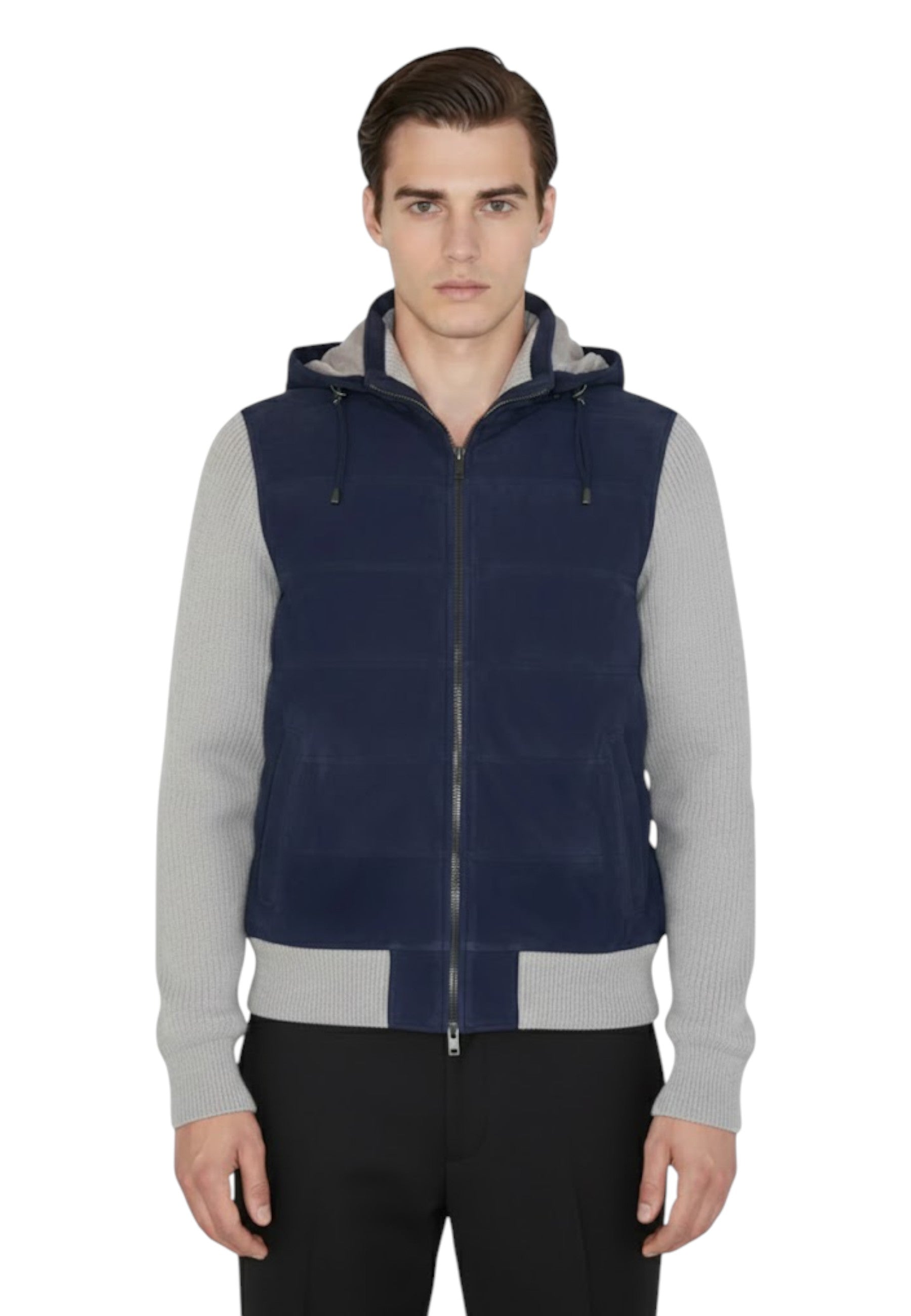 GIACCHE IN PELLE Blu Volfagli