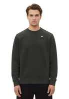 FELPA A GIROCOLLO Verde K Way