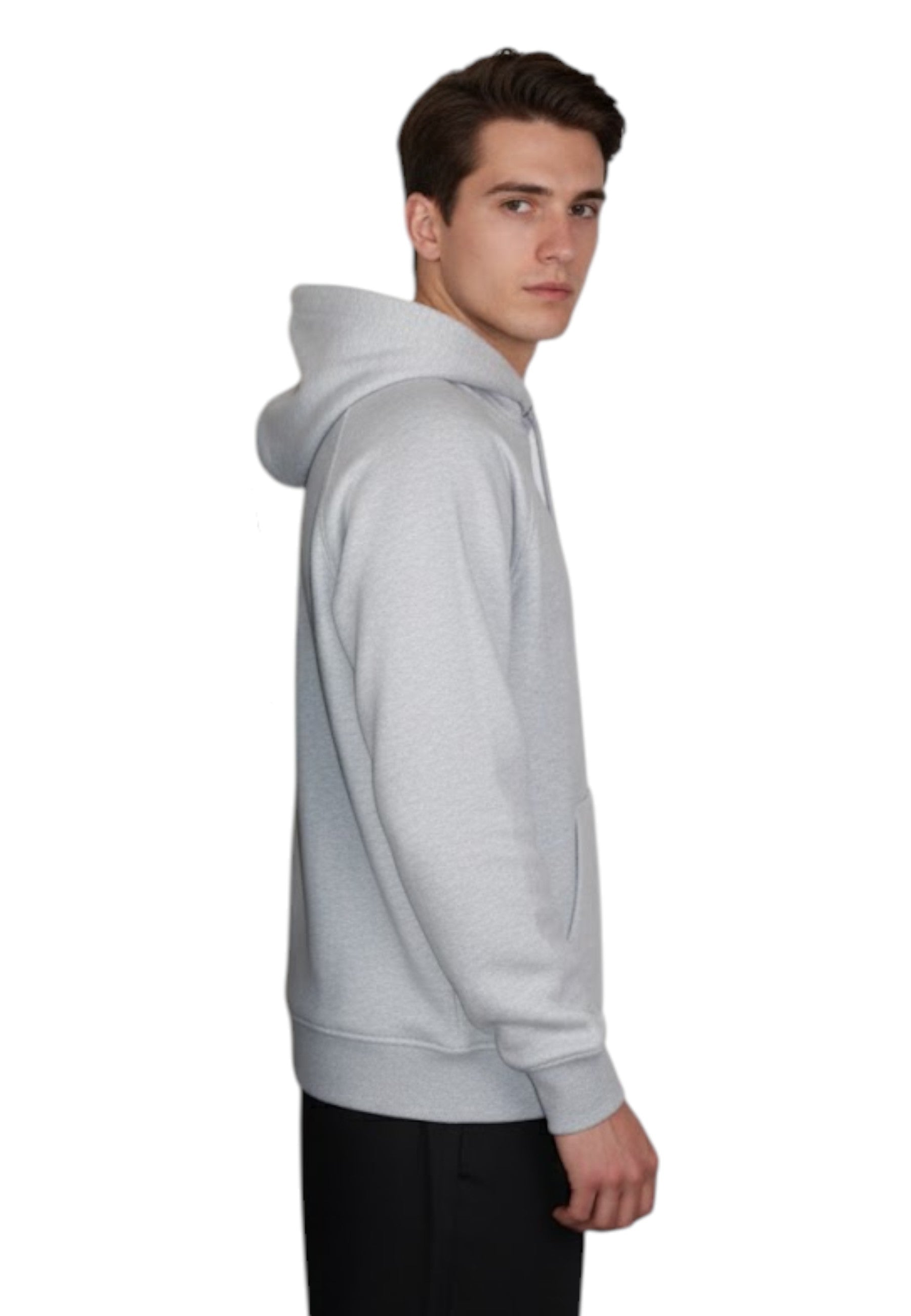 FELPE CON CAPPUCCIO Grigio K Way