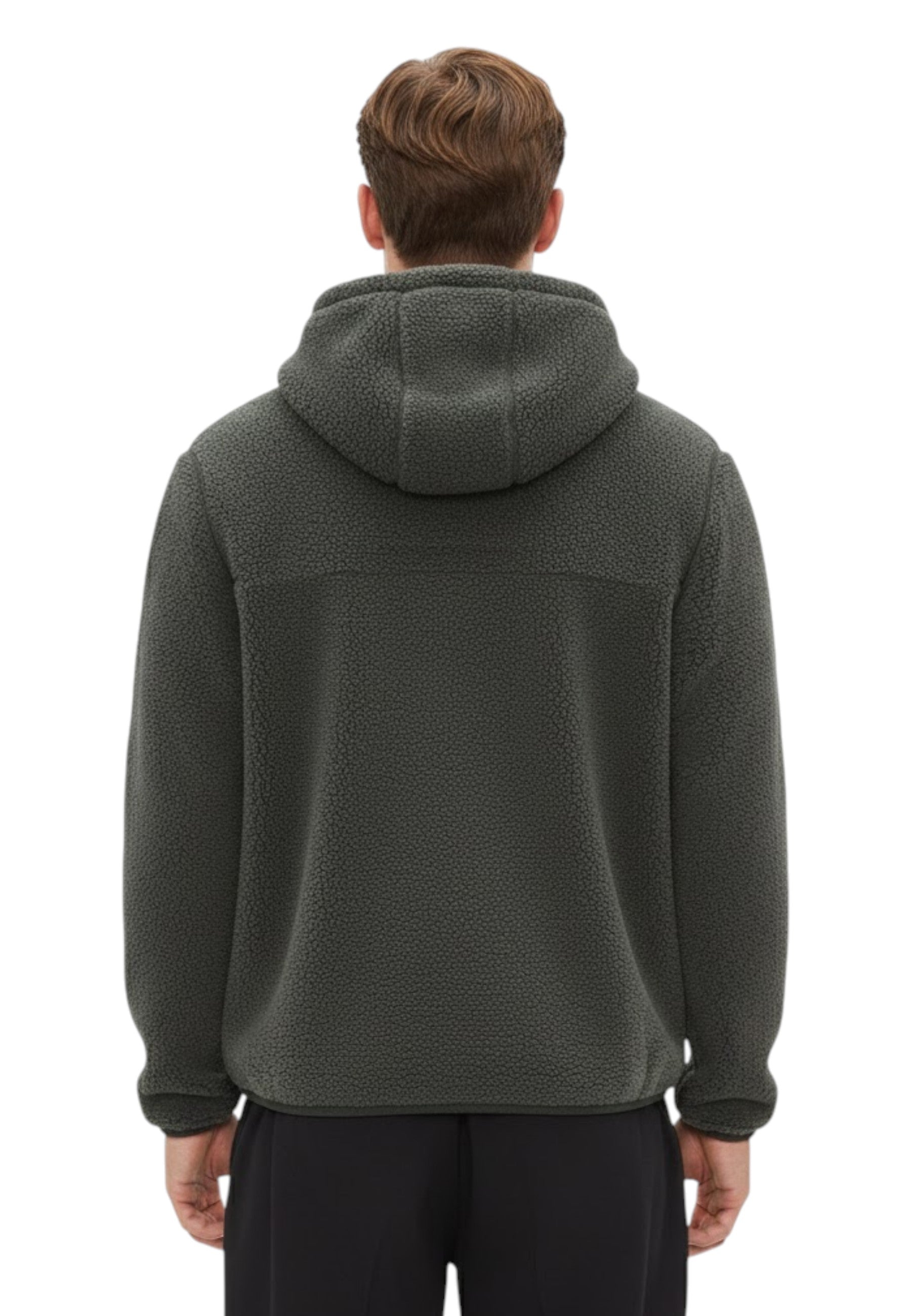 FELPE CON ZIP Verde K Way