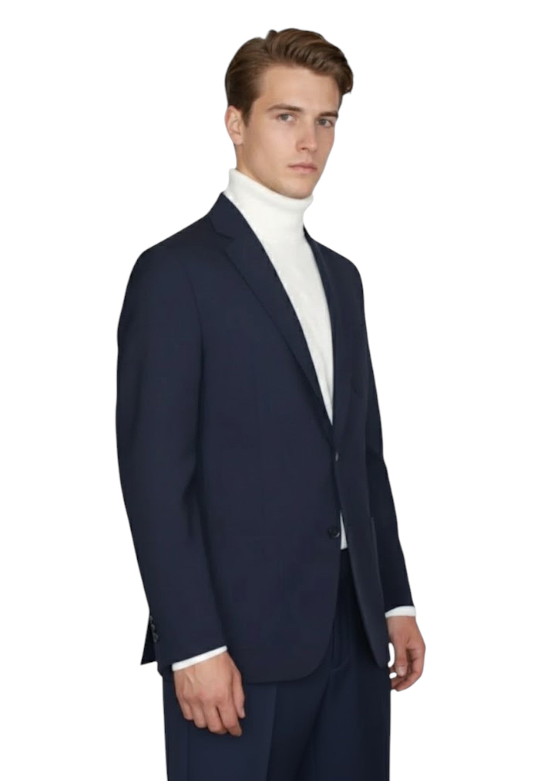 BLAZER MONOPETTO Blu Bottega Marchigiana 