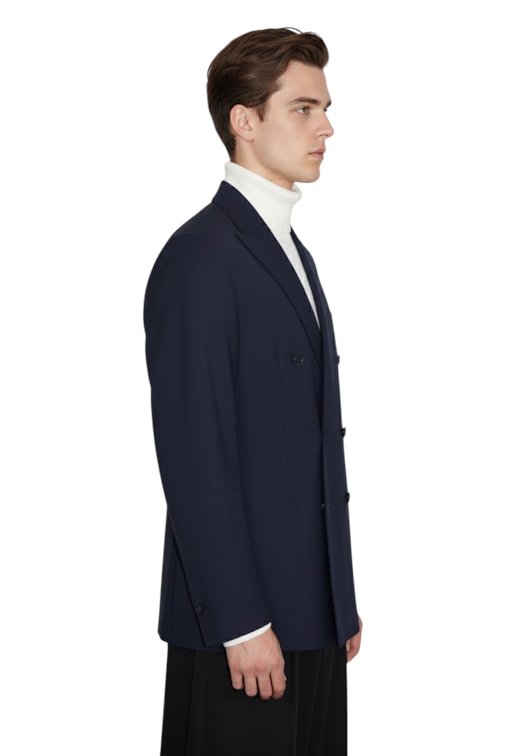 BLAZER DOPPIOPETTO Blu Bottega Marchigiana 