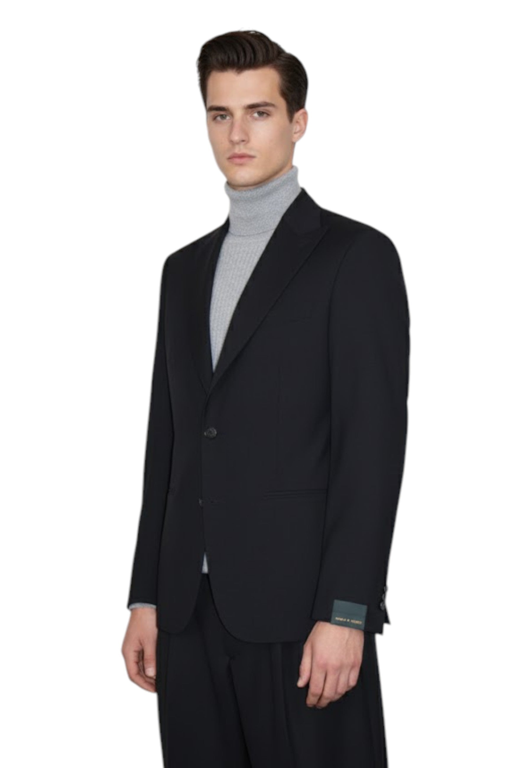 BLAZER MONOPETTO Nero Bottega Marchigiana 