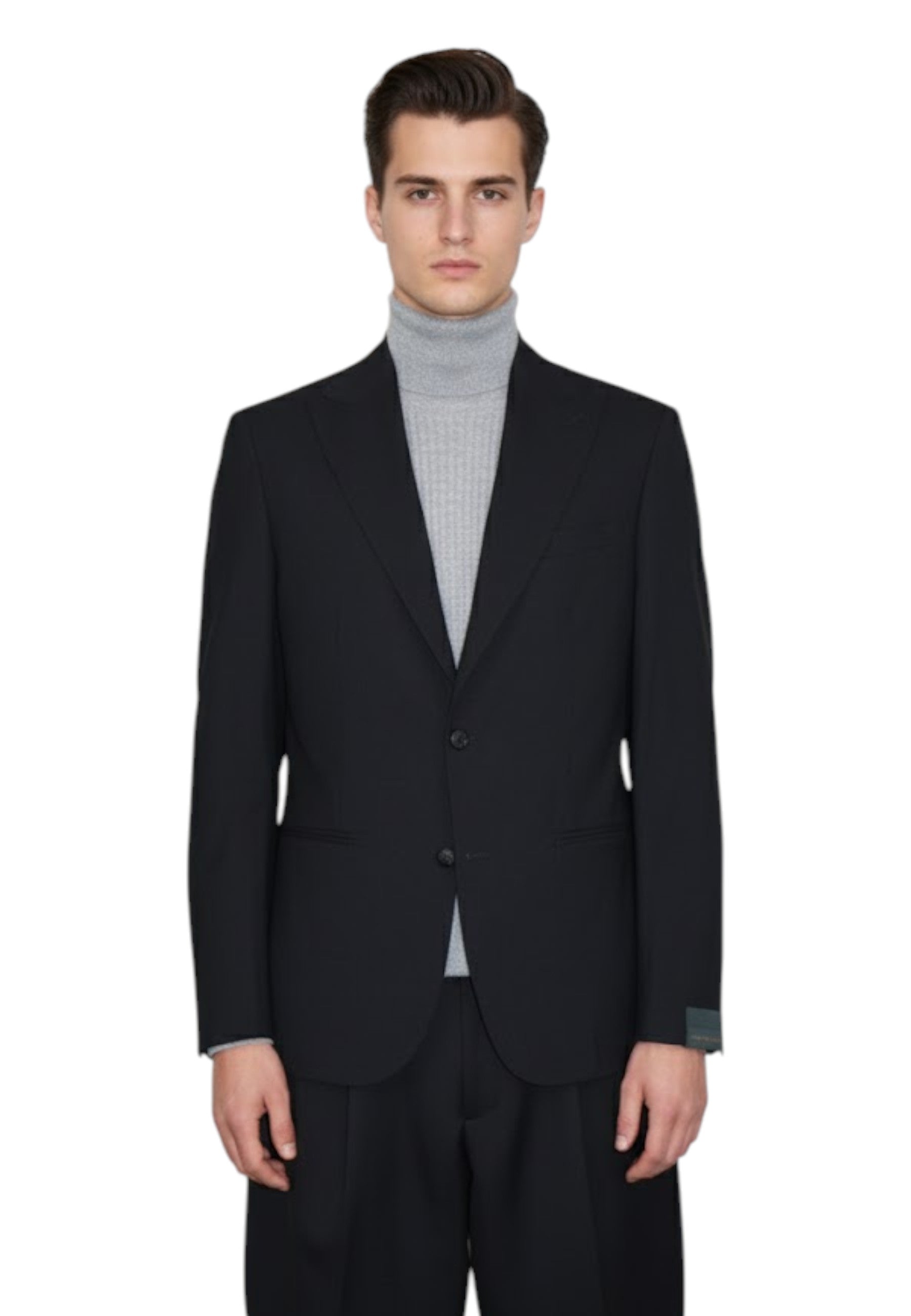 BLAZER MONOPETTO Nero Bottega Marchigiana 
