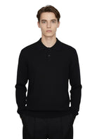 POLO MANICA LUNGA Nero Daniele Fiesoli