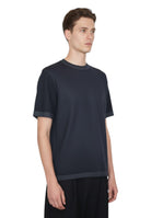 GIROCOLLO MANICA CORTA Nero Daniele Fiesoli