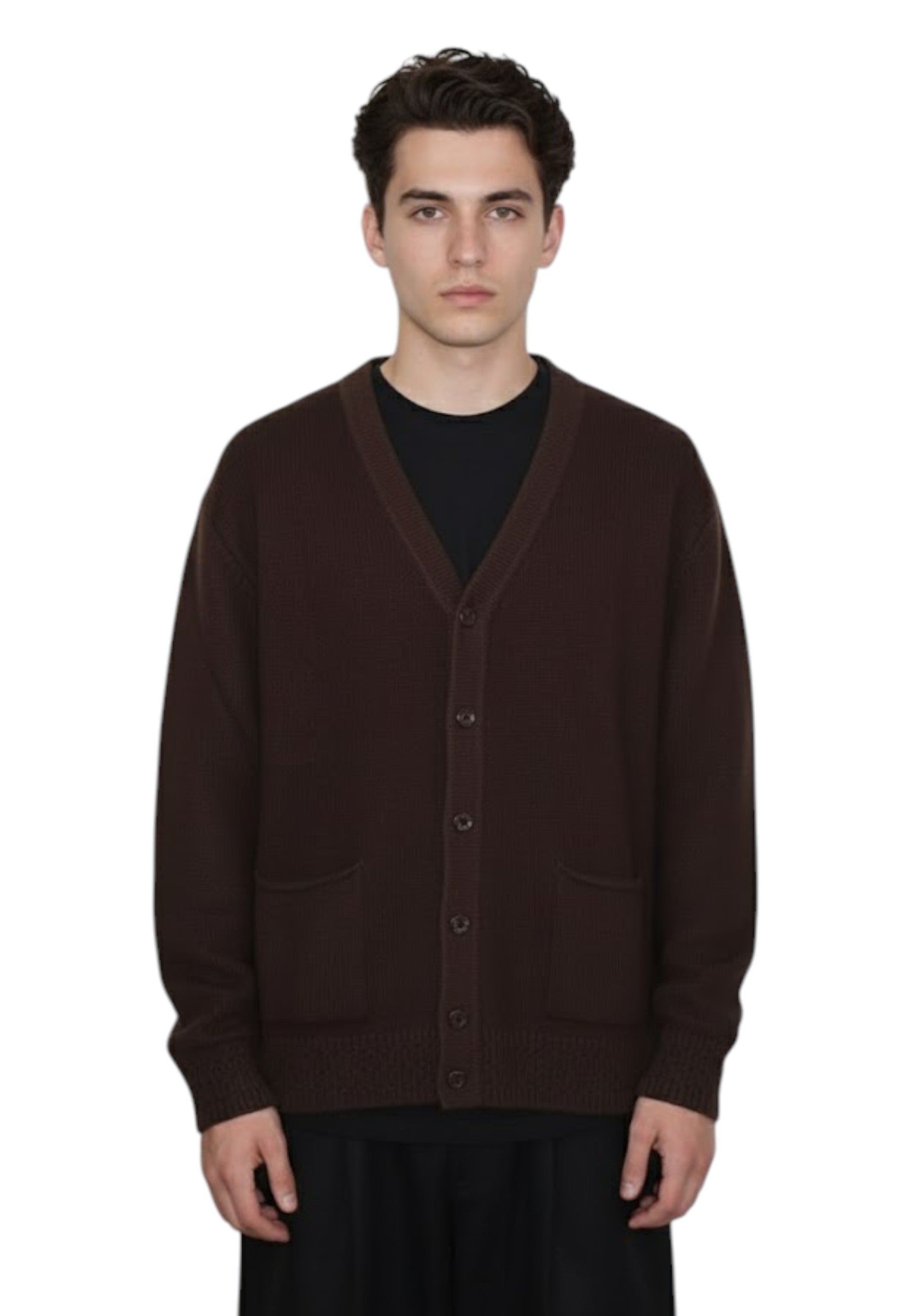 CARDIGAN Marrone Daniele Fiesoli