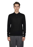 POLO MANICA LUNGA Nero Daniele Fiesoli