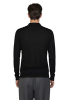 POLO MANICA LUNGA Nero Daniele Fiesoli
