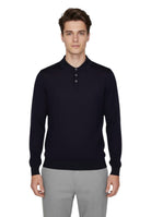 POLO MANICA LUNGA Blu Daniele Fiesoli