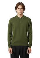 POLO MANICA LUNGA Verde Daniele Fiesoli