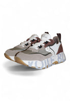 SNEAKERS Marrone Voile Blanche