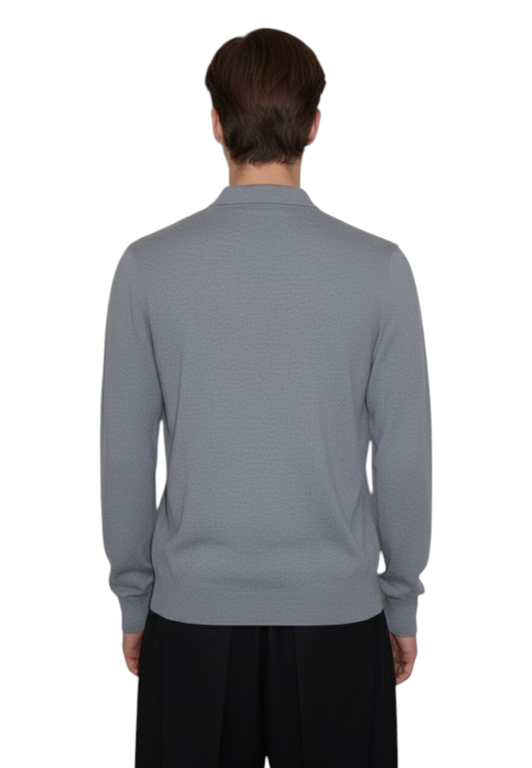 POLO MANICA LUNGA Grigio People Of Shibuya