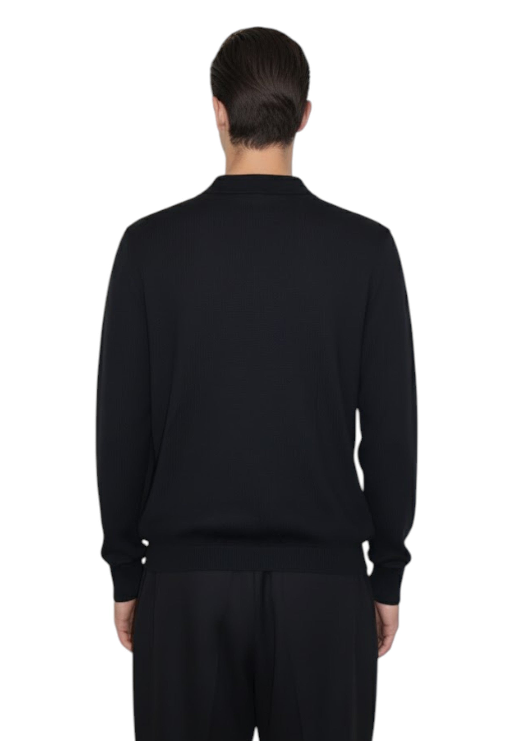 POLO MANICA LUNGA Nero People Of Shibuya