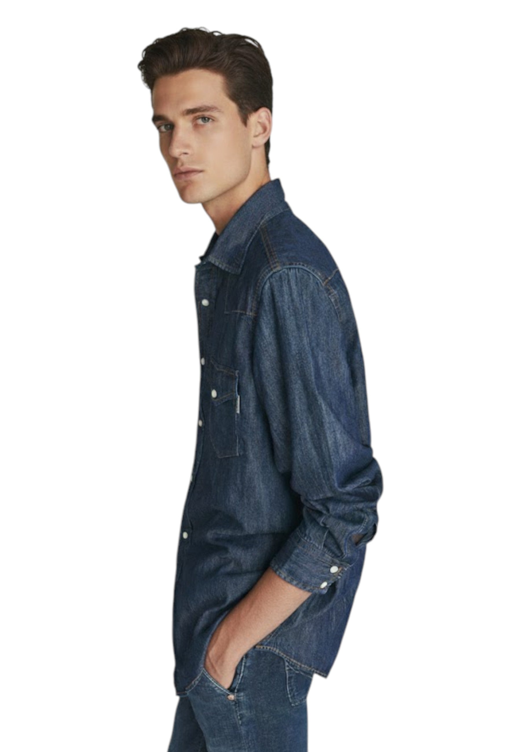 CAMICIE MANICA LUNGA Blu Roy Roger's