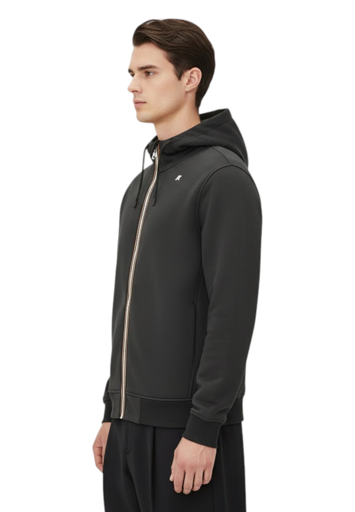 FELPE CON ZIP Verde K Way