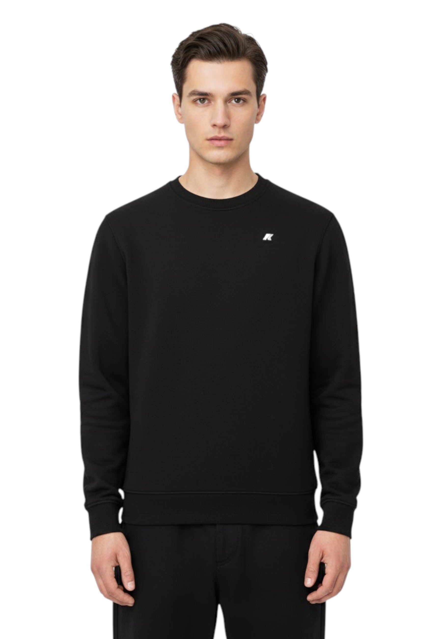 FELPA A GIROCOLLO Nero K Way