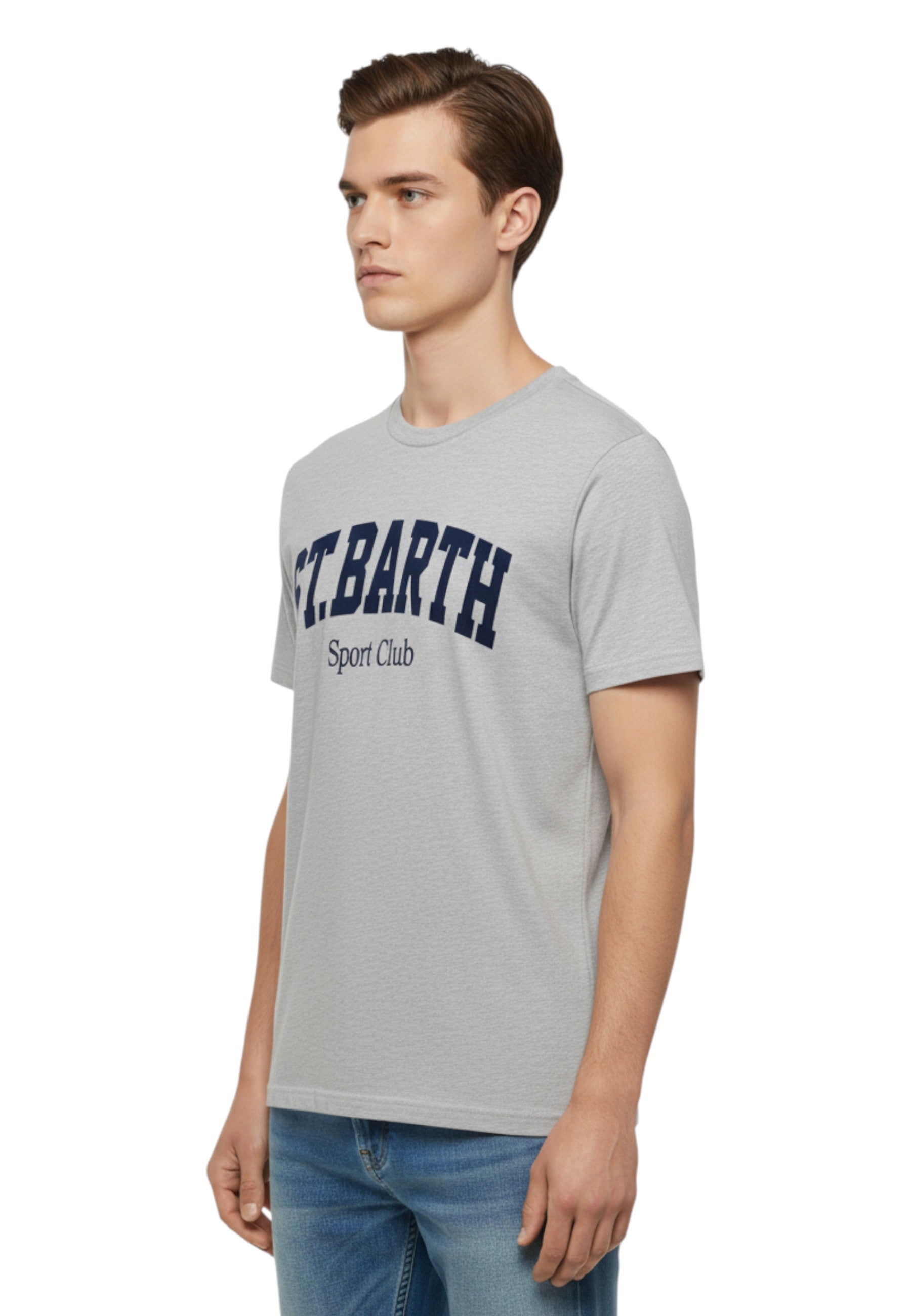 T-SHIRT Grigio Mc2 Saint Barth