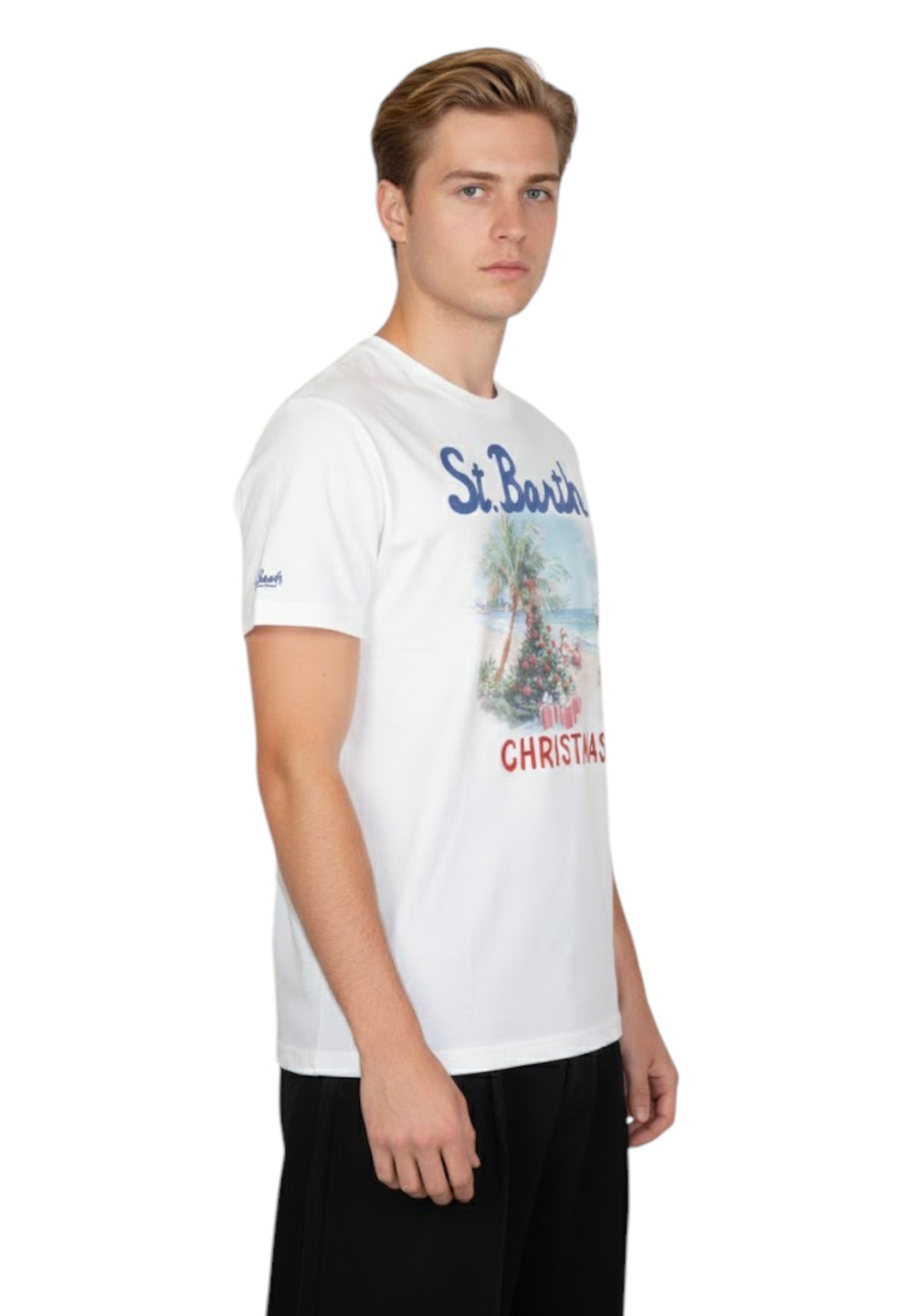 T-SHIRT Bianco Mc2 Saint Barth