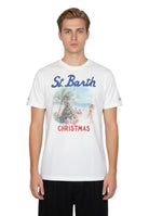 T-SHIRT Bianco Mc2 Saint Barth