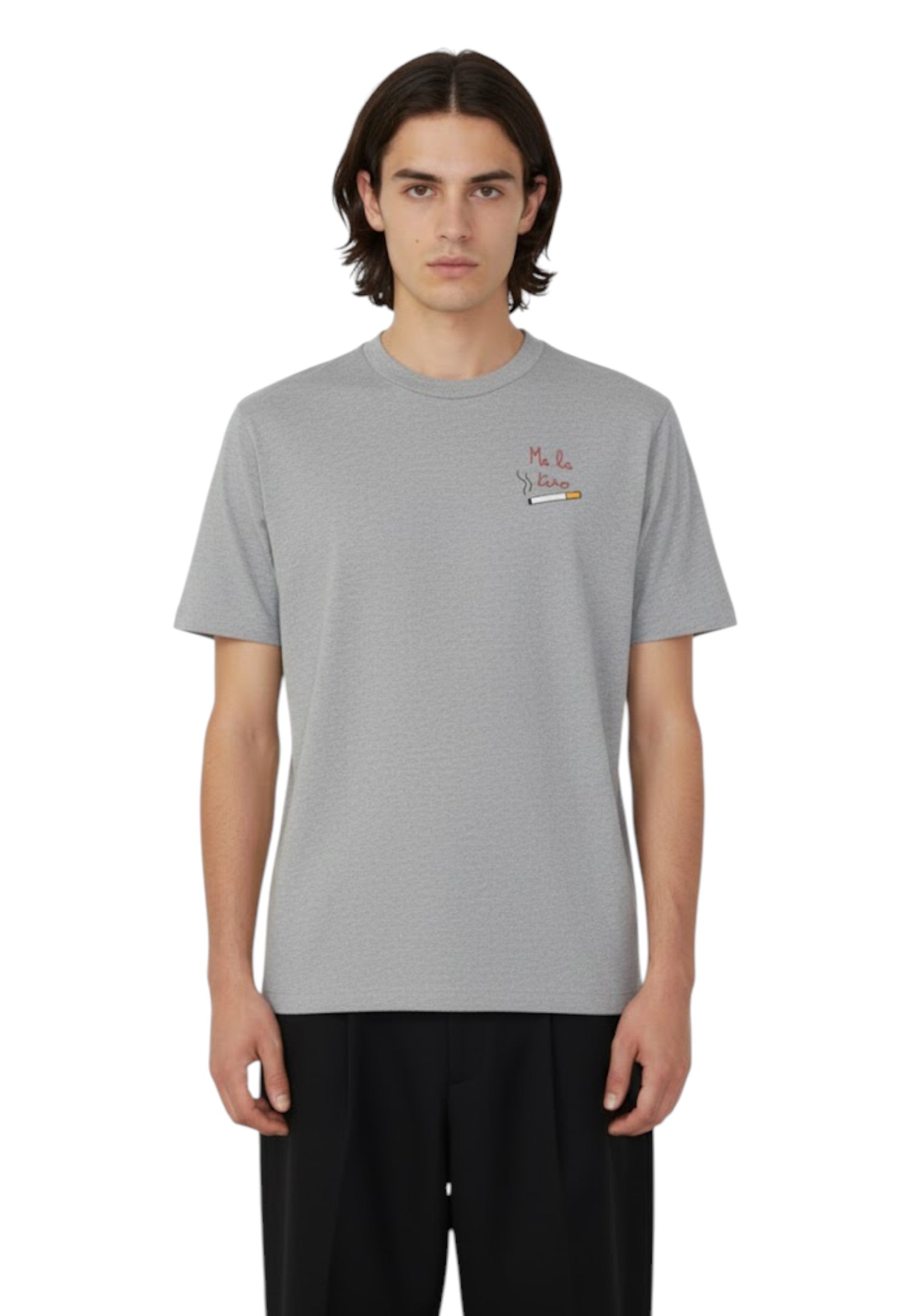 T-SHIRT Grigio Mc2 Saint Barth