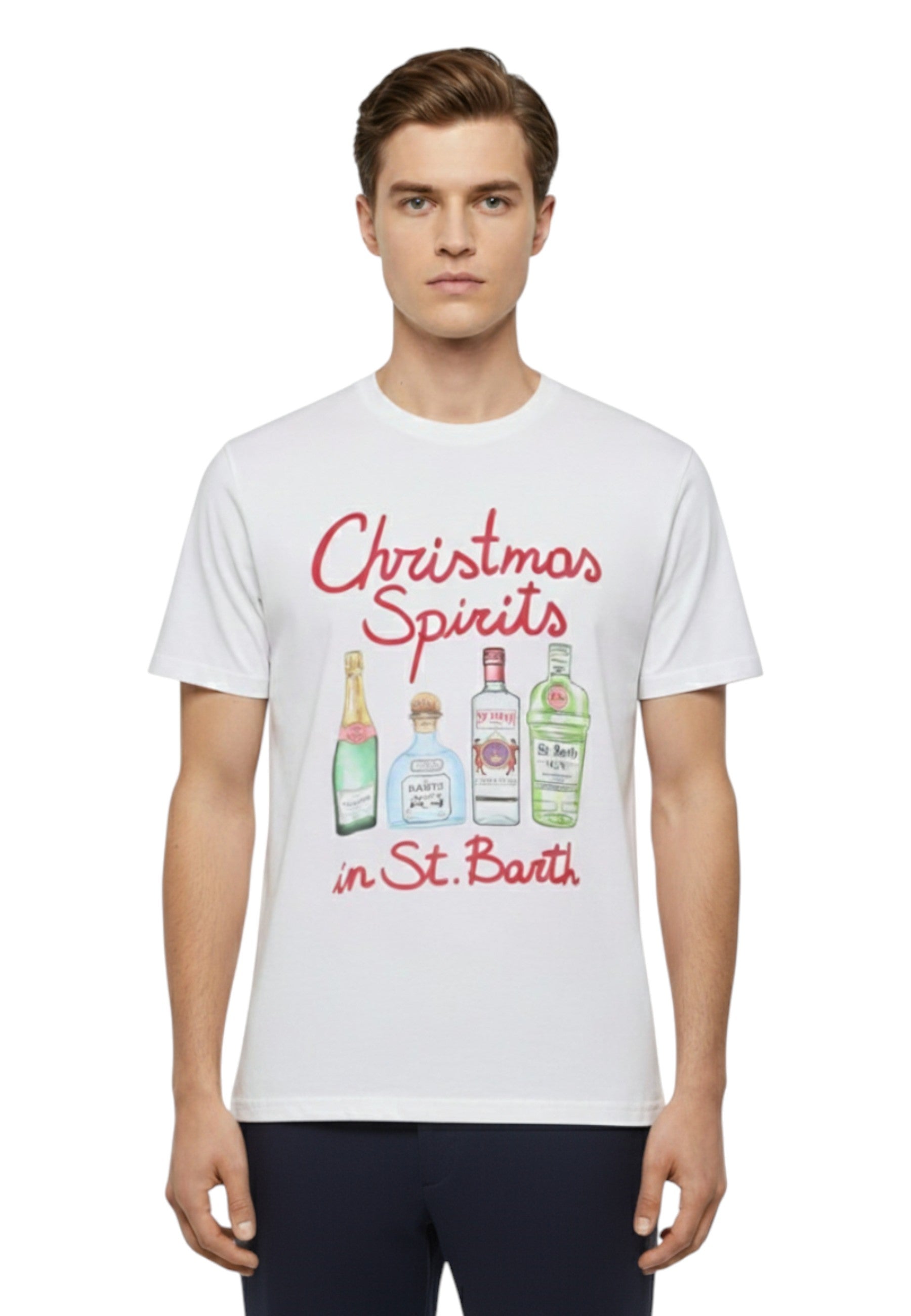 T-SHIRT Bianco Mc2 Saint Barth