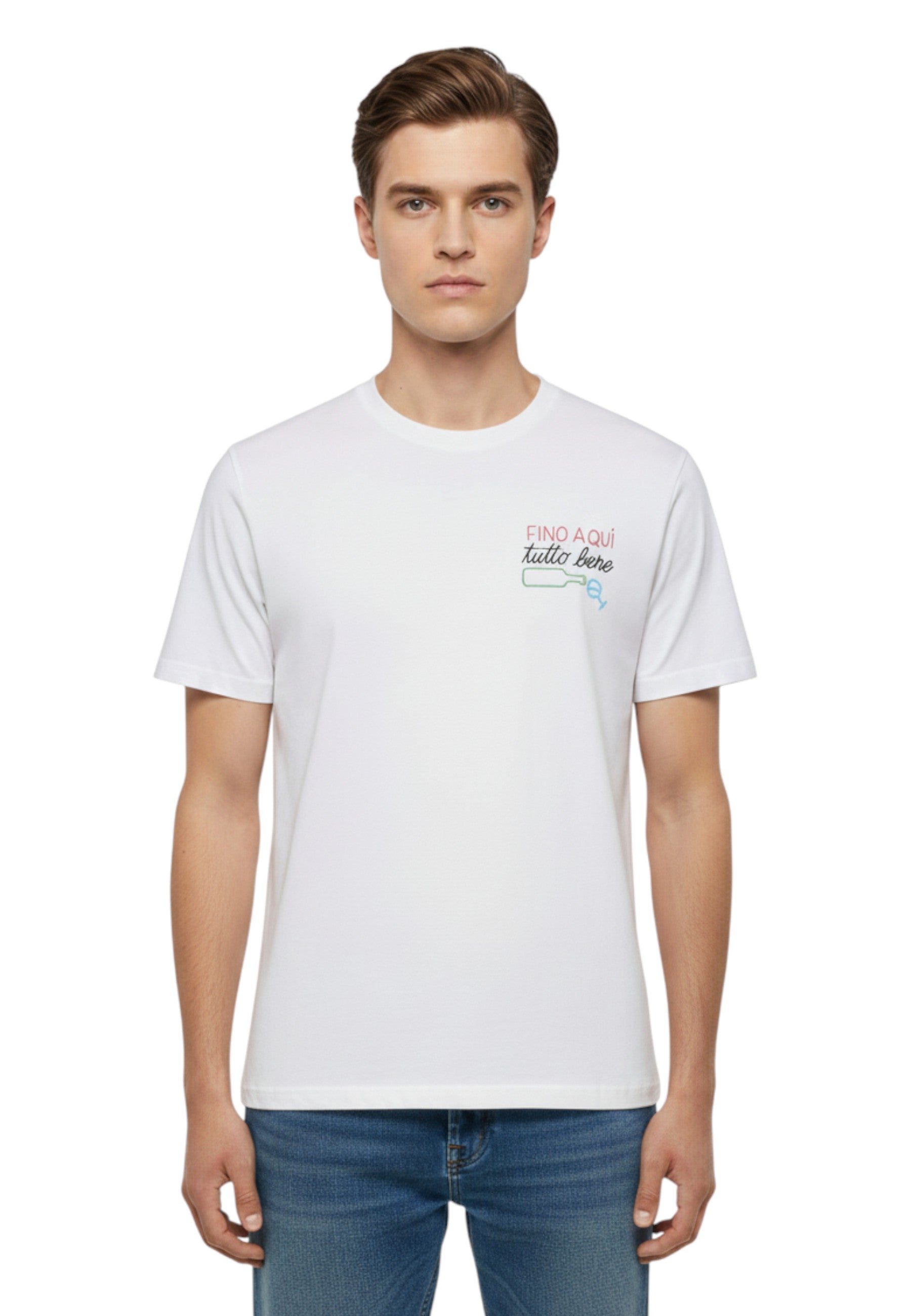 T-SHIRT Bianco Mc2 Saint Barth