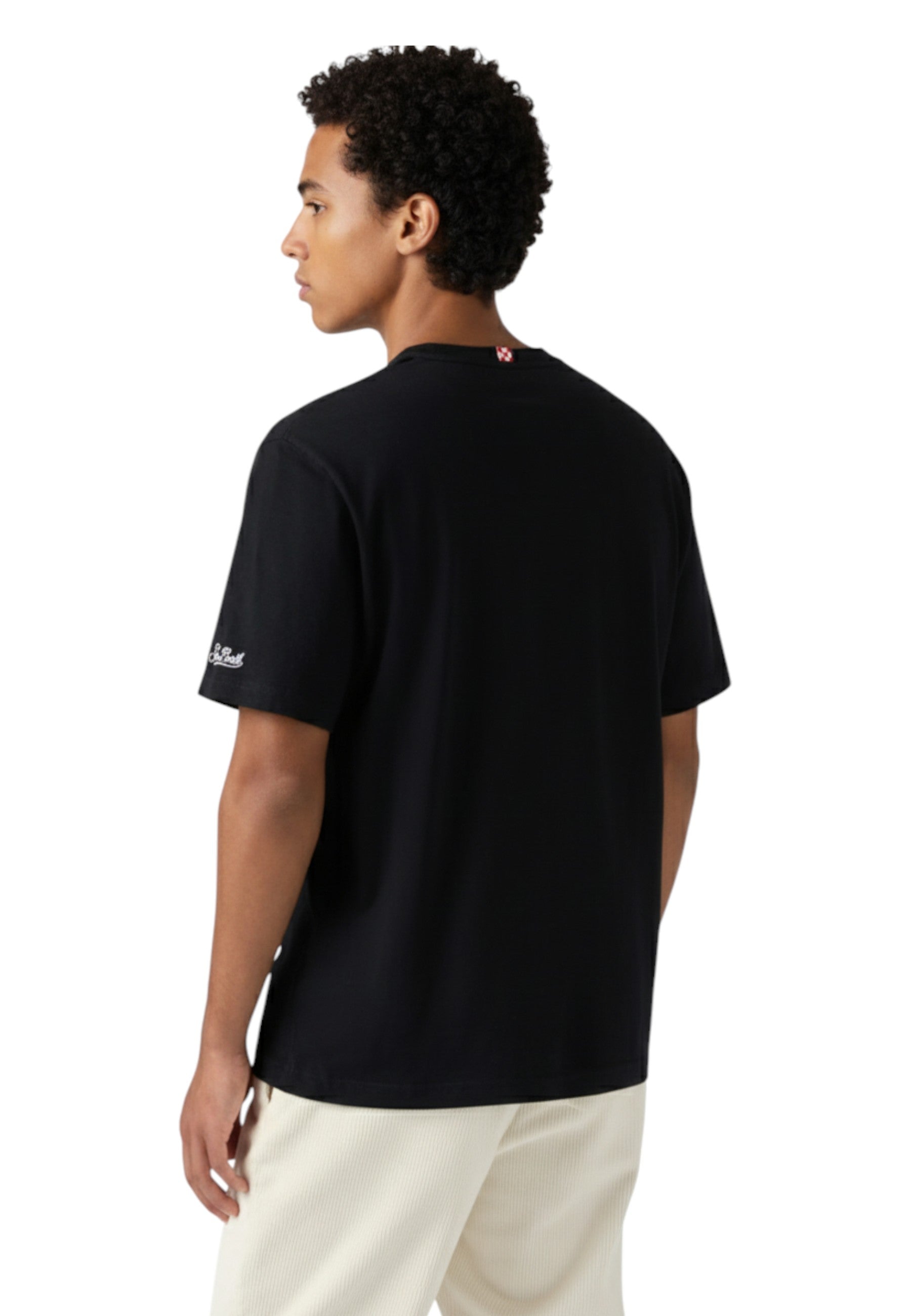 T-SHIRT Nero Mc2 Saint Barth