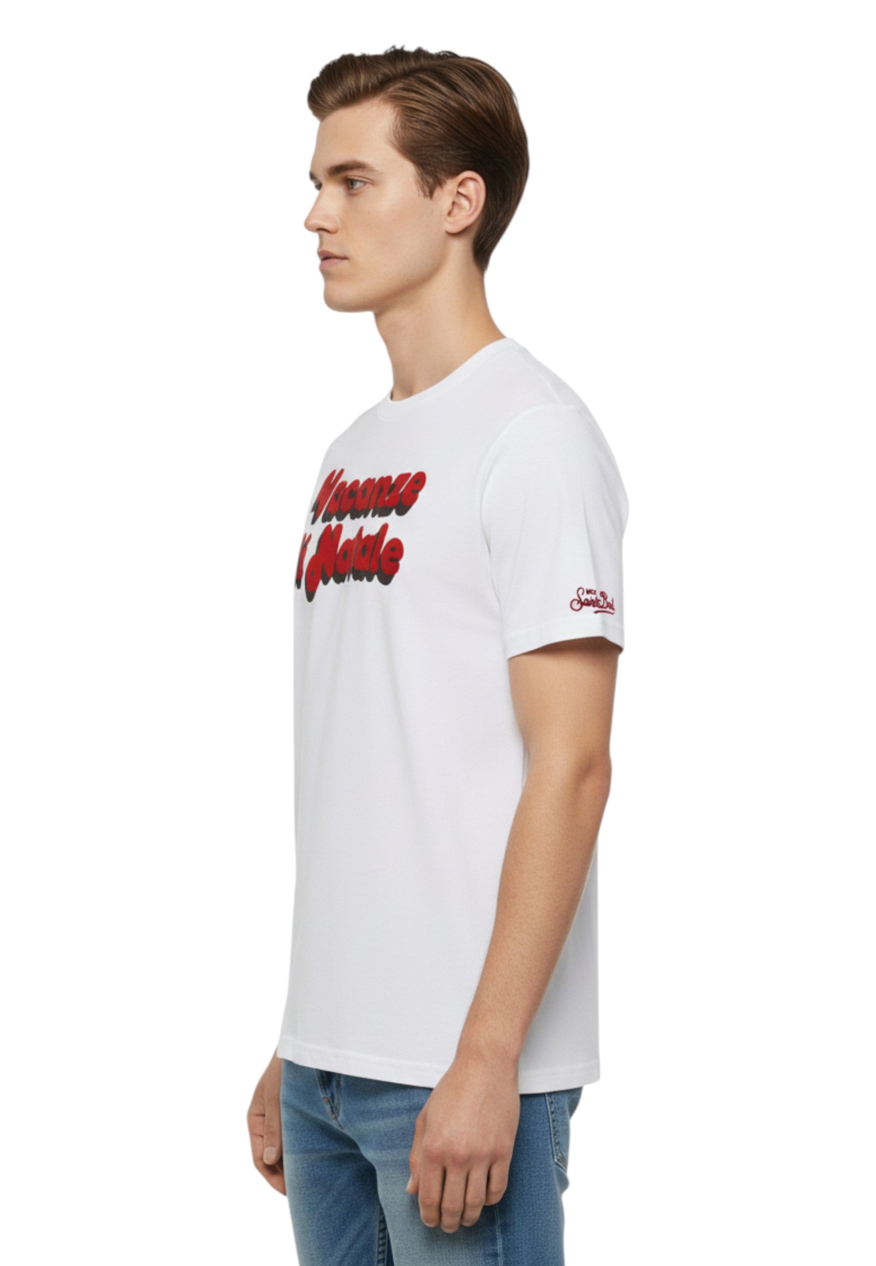 T-SHIRT Bianco Mc2 Saint Barth