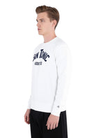 FELPA A GIROCOLLO Bianco Mc2 Saint Barth