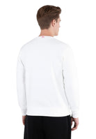 FELPA A GIROCOLLO Bianco Mc2 Saint Barth