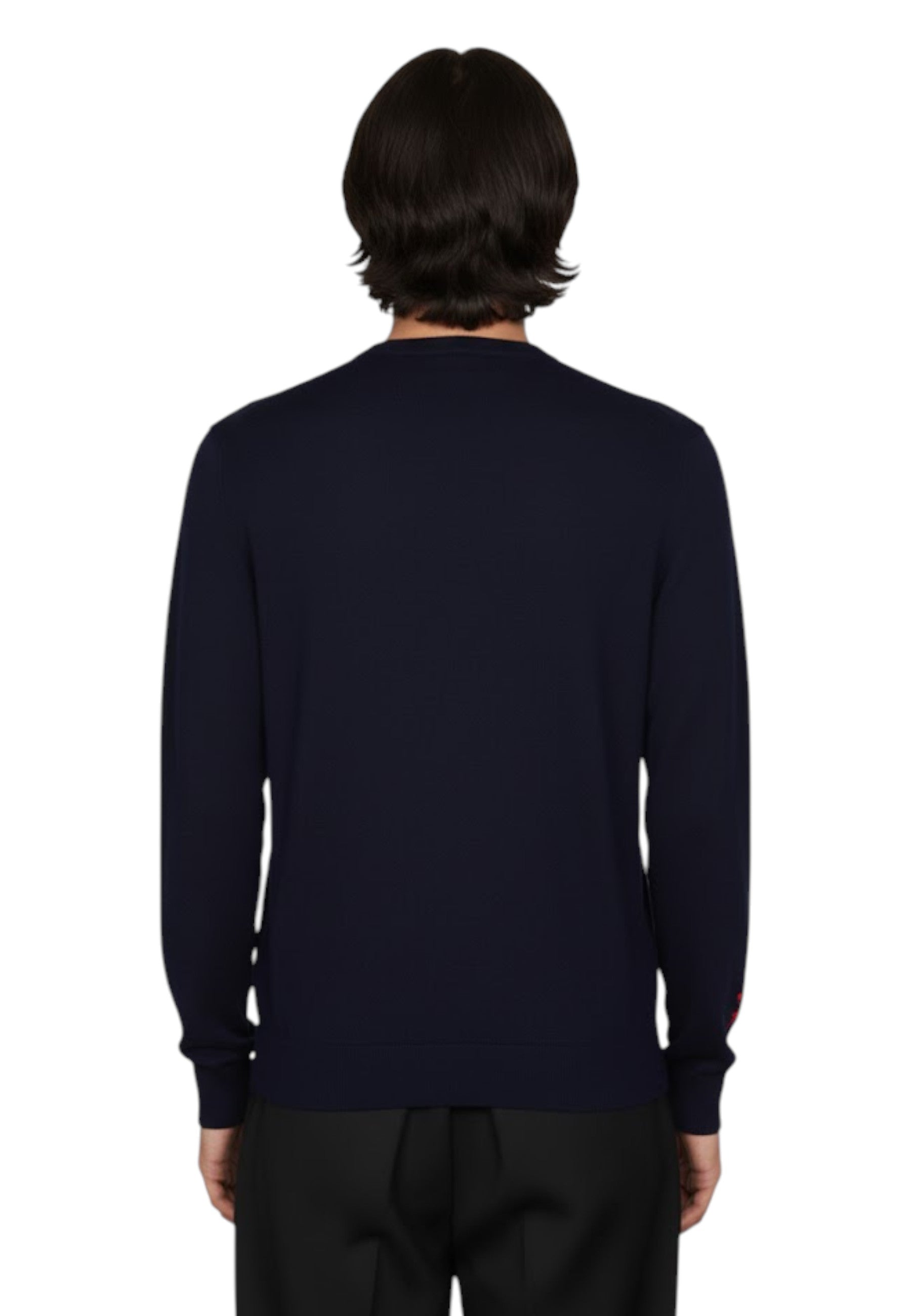 GIROCOLLO MANICA LUNGA Blu Mc2 Saint Barth