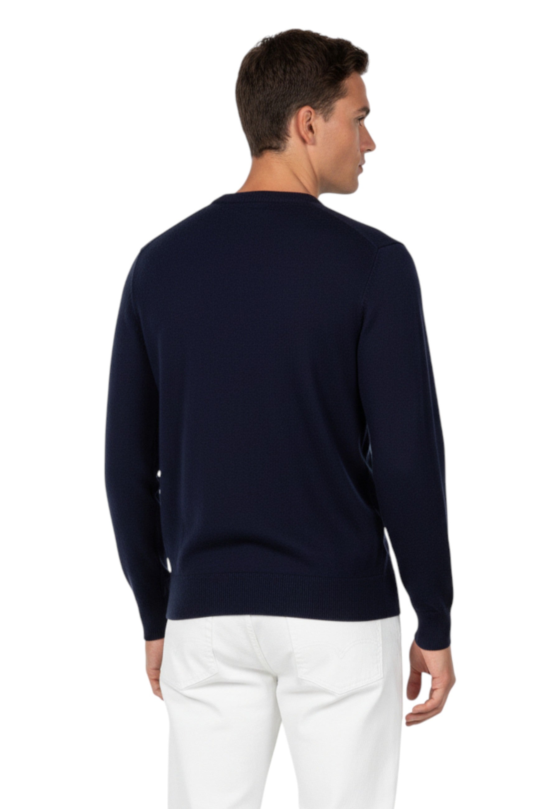 GIROCOLLO MANICA LUNGA Blu Mc2 Saint Barth