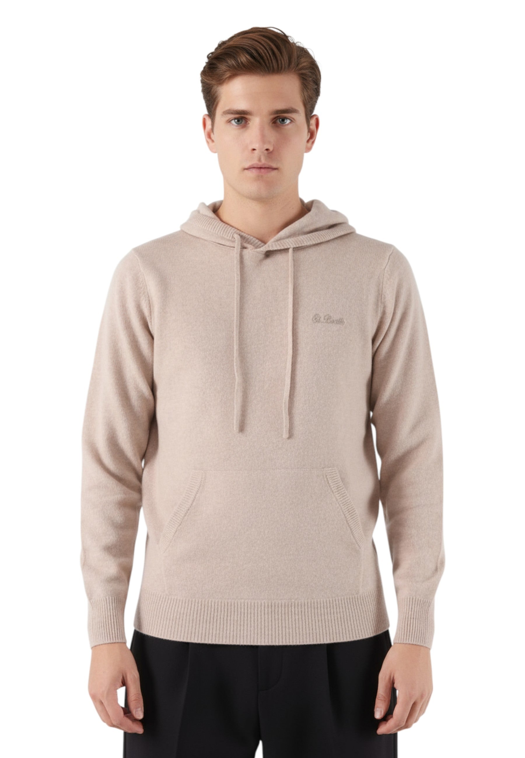 FELPE CON CAPPUCCIO Beige Mc2 Saint Barth