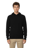 FELPE CON CAPPUCCIO Nero Mc2 Saint Barth