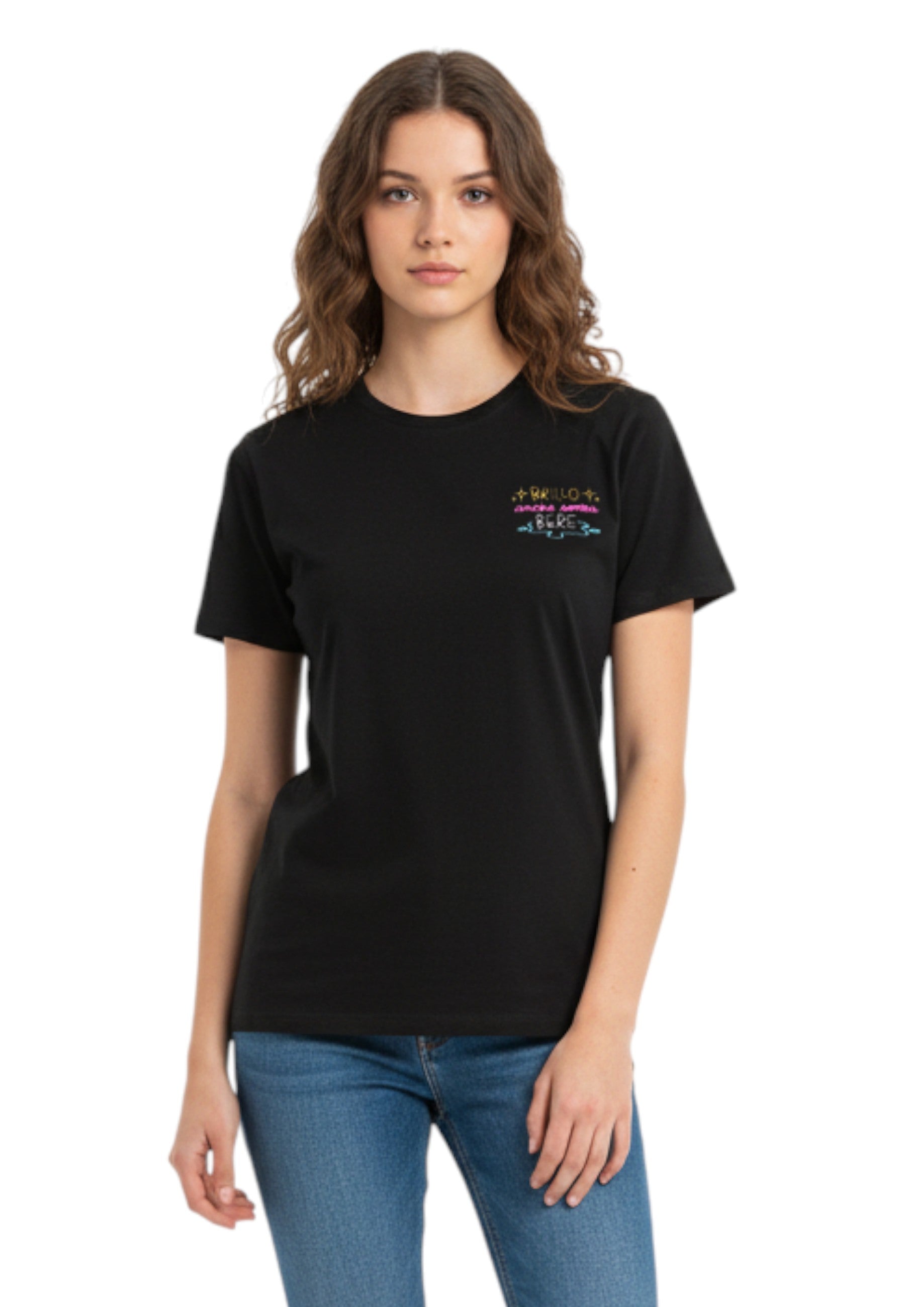 T-SHIRT Nero Mc2 Saint Barth