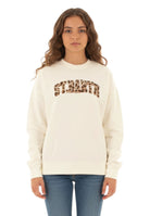 FELPA A GIROCOLLO Bianco Mc2 Saint Barth