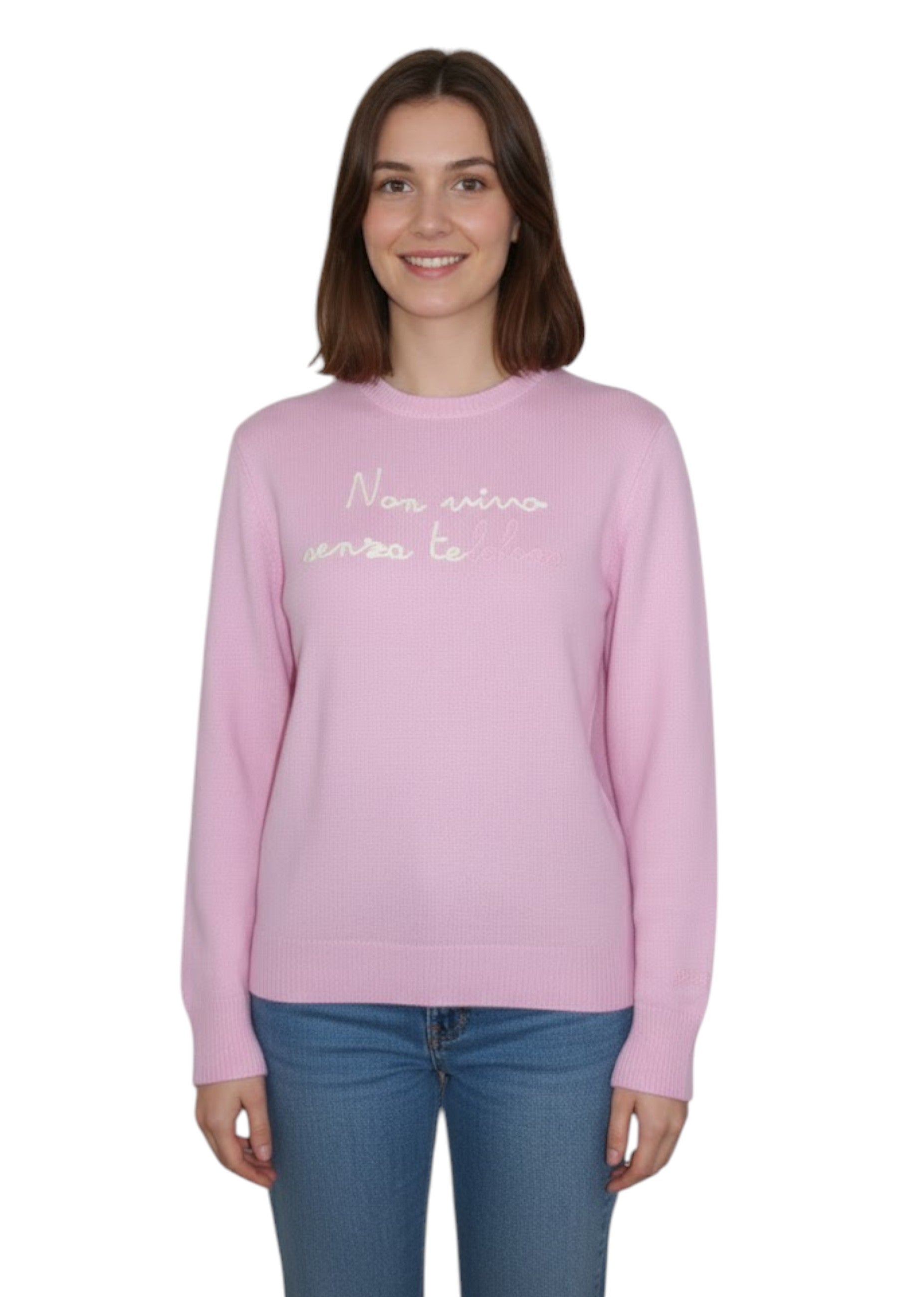 GIROCOLLO MANICA LUNGA Rosa Mc2 Saint Barth