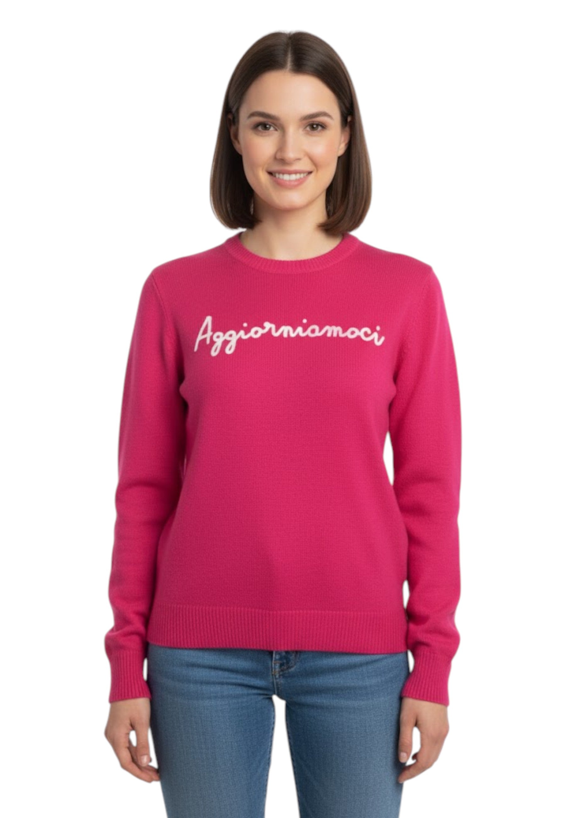 GIROCOLLO MANICA LUNGA Rosa Mc2 Saint Barth