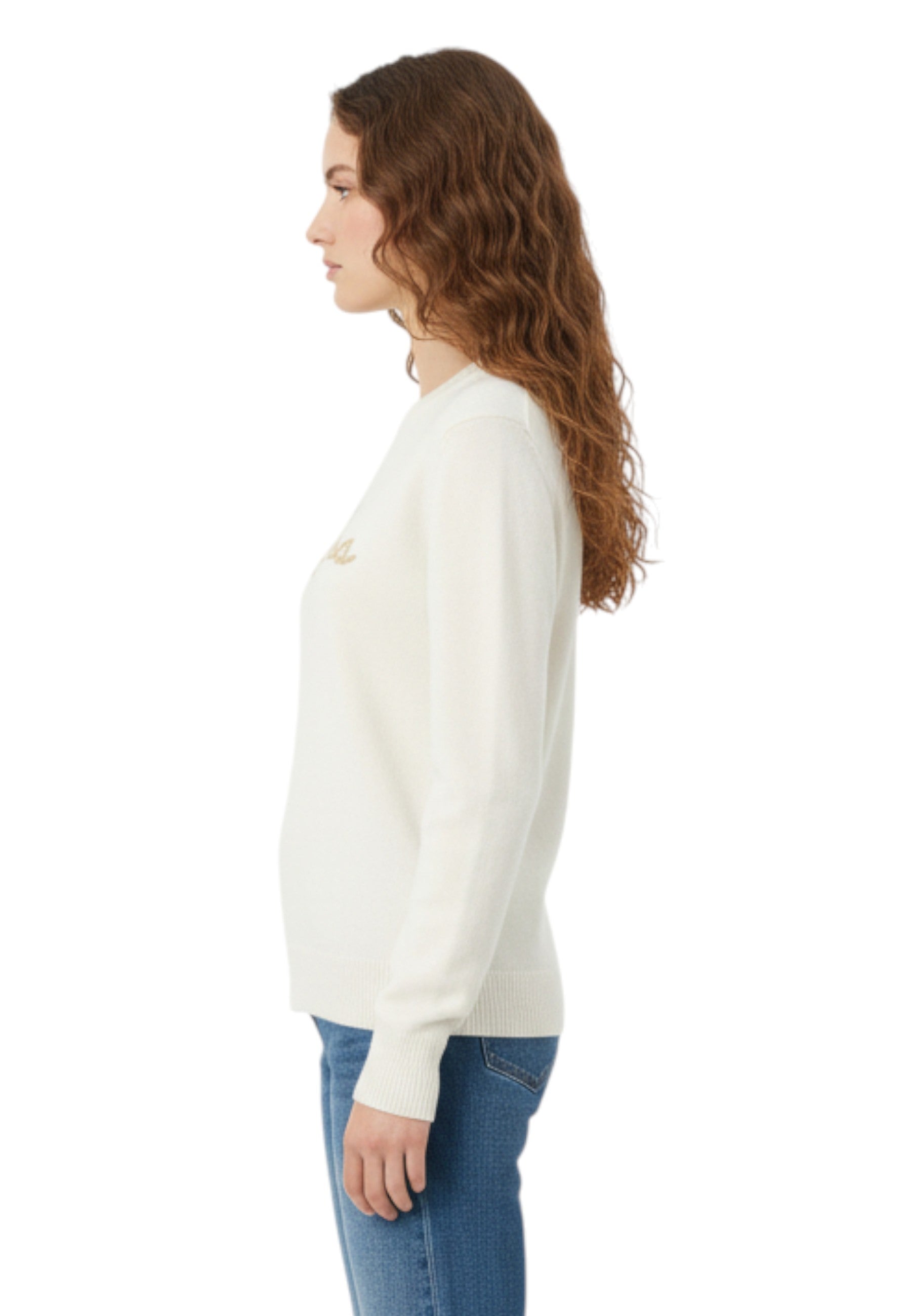 GIROCOLLO MANICA LUNGA Bianco Mc2 Saint Barth