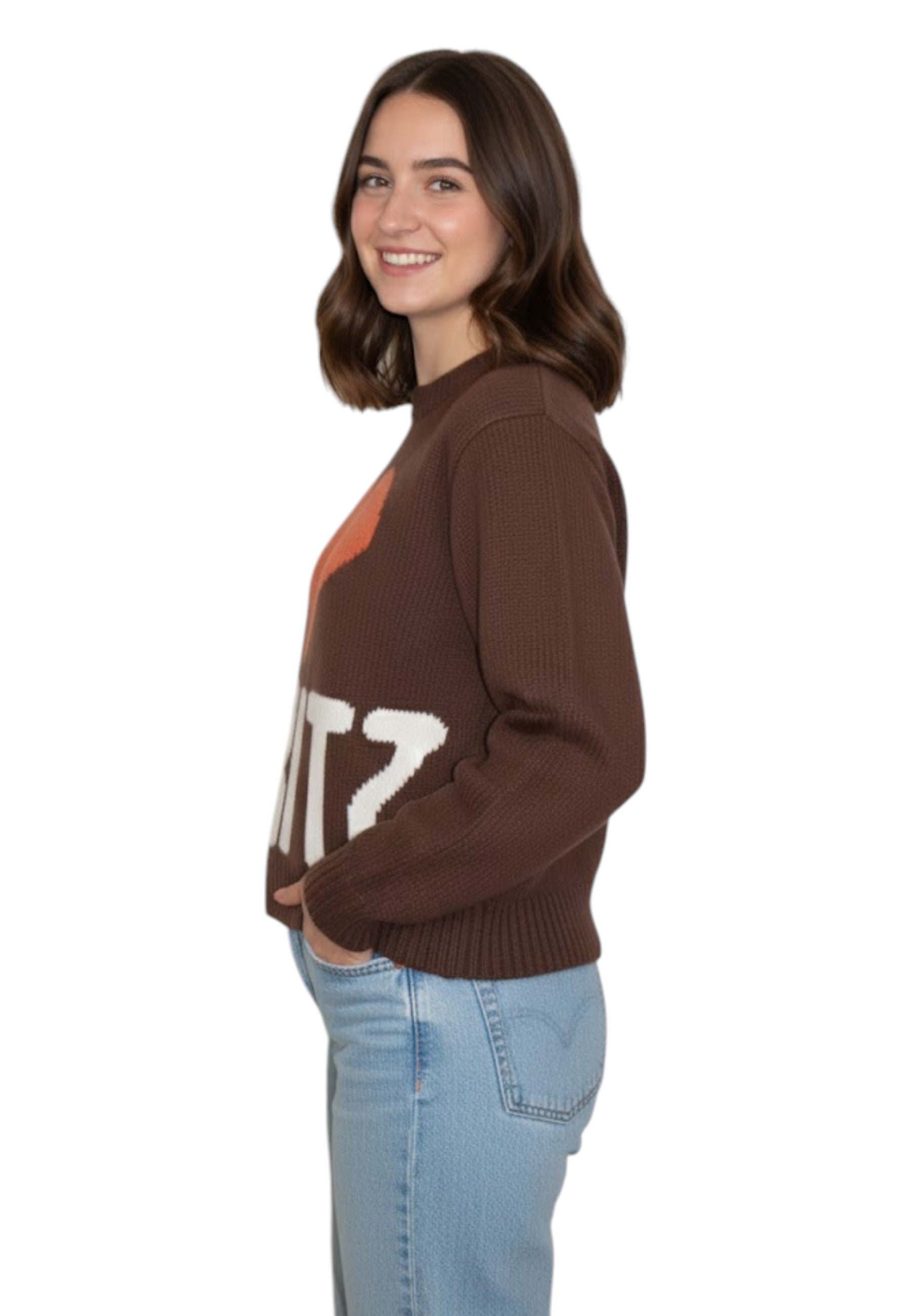 MAGLIE A LUPETTO Marrone Mc2 Saint Barth