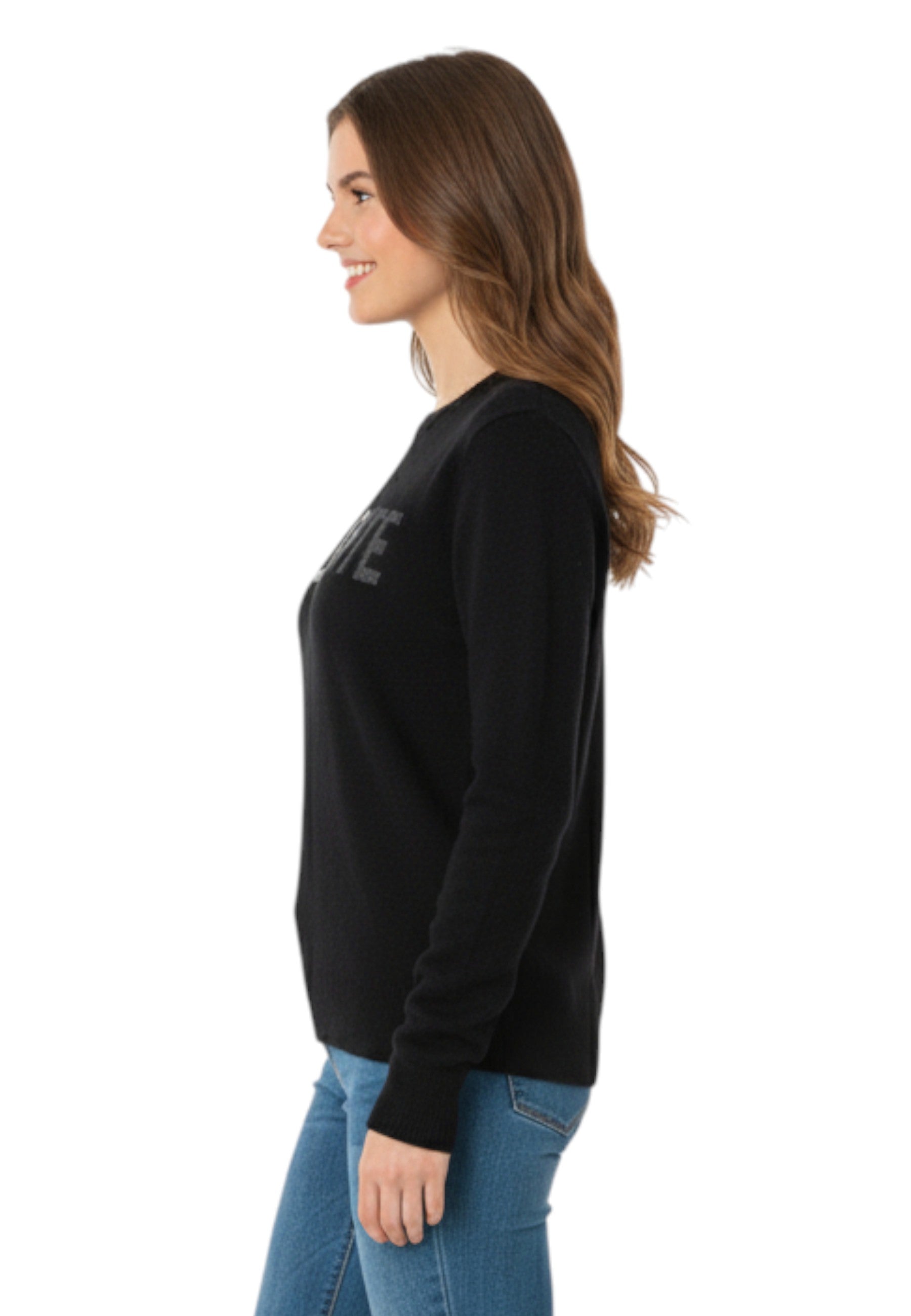 GIROCOLLO MANICA LUNGA Nero Mc2 Saint Barth