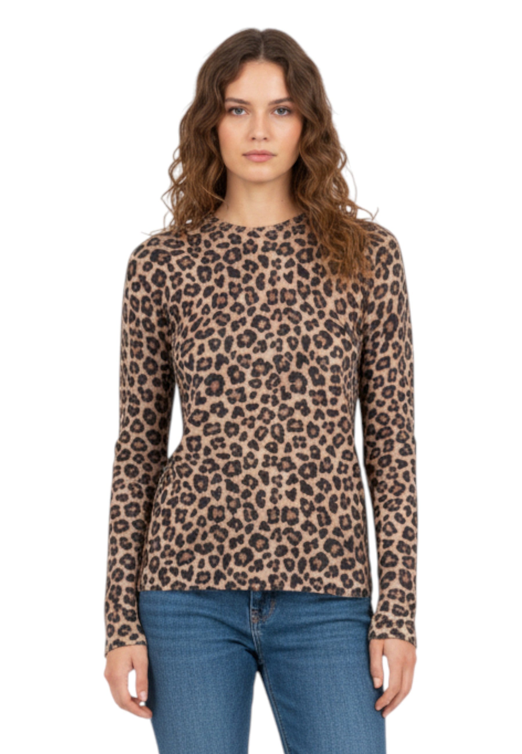 GIROCOLLO MANICA LUNGA Marrone Mc2 Saint Barth