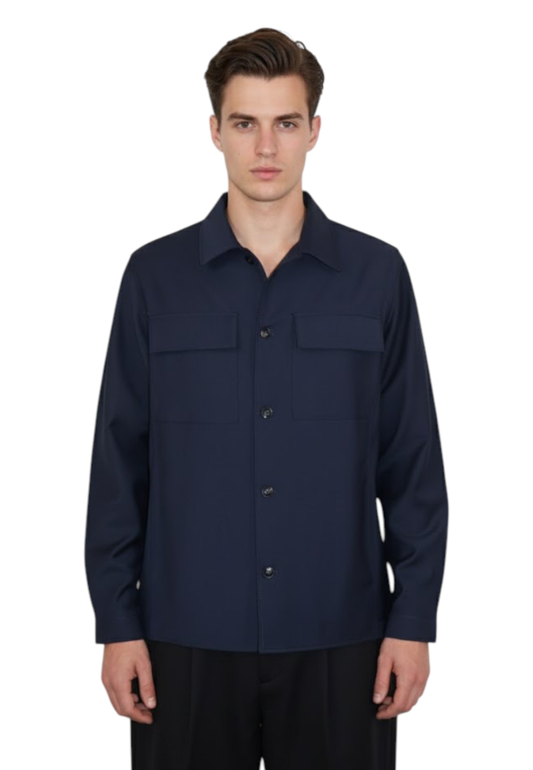 FIELD JACKET Blu Michele Carbone